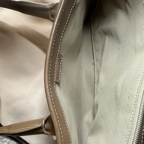 Plaid Pink Beige and Brown Burberry Handbag - Picture 8 of 14